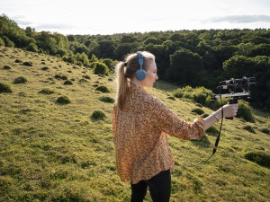 Anthills Listening, 2021, from the photographic series What Listening Knows by Sonia Leber and David Chesworth