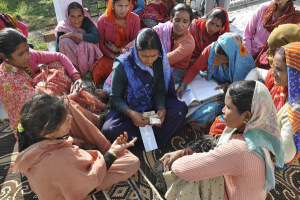 Monthly meeting of Self Help Group courtesy of Pan Himalayan Grassroots Development Foundation