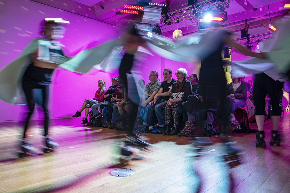 Production shots from Bus Regulation: The Musical Photographs by Andrew Brooks