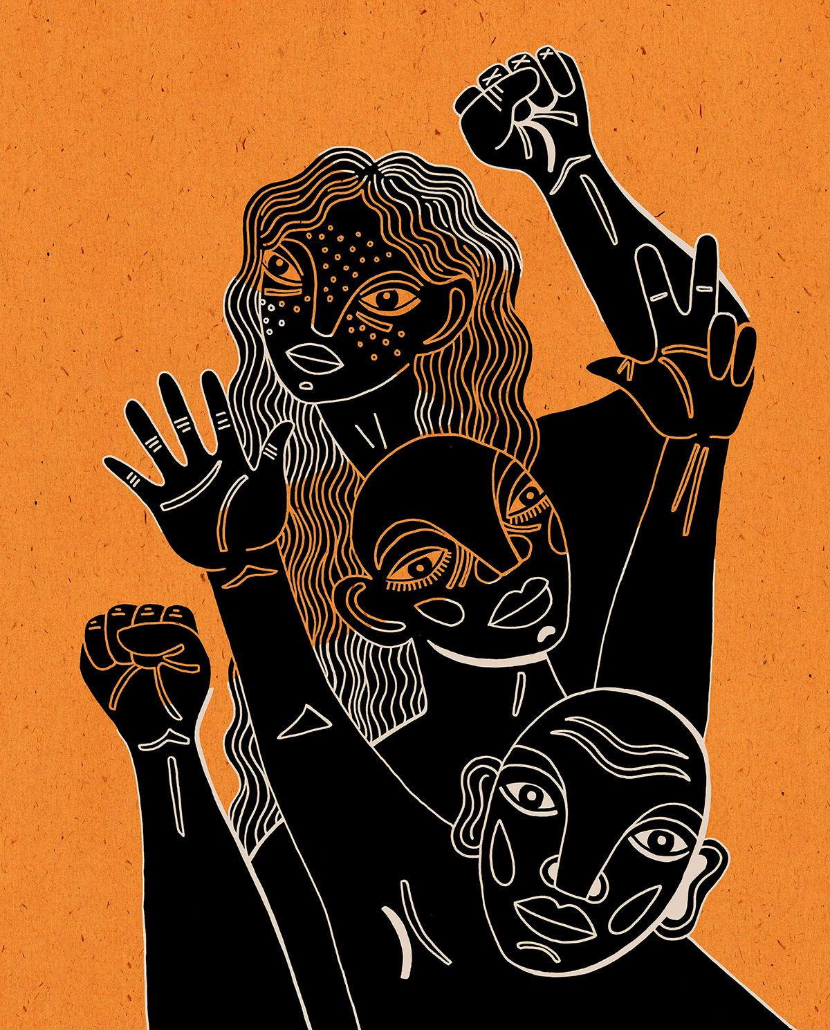 Rise Up by Sophie Bass sophiebassillustration.bigcartel.com
