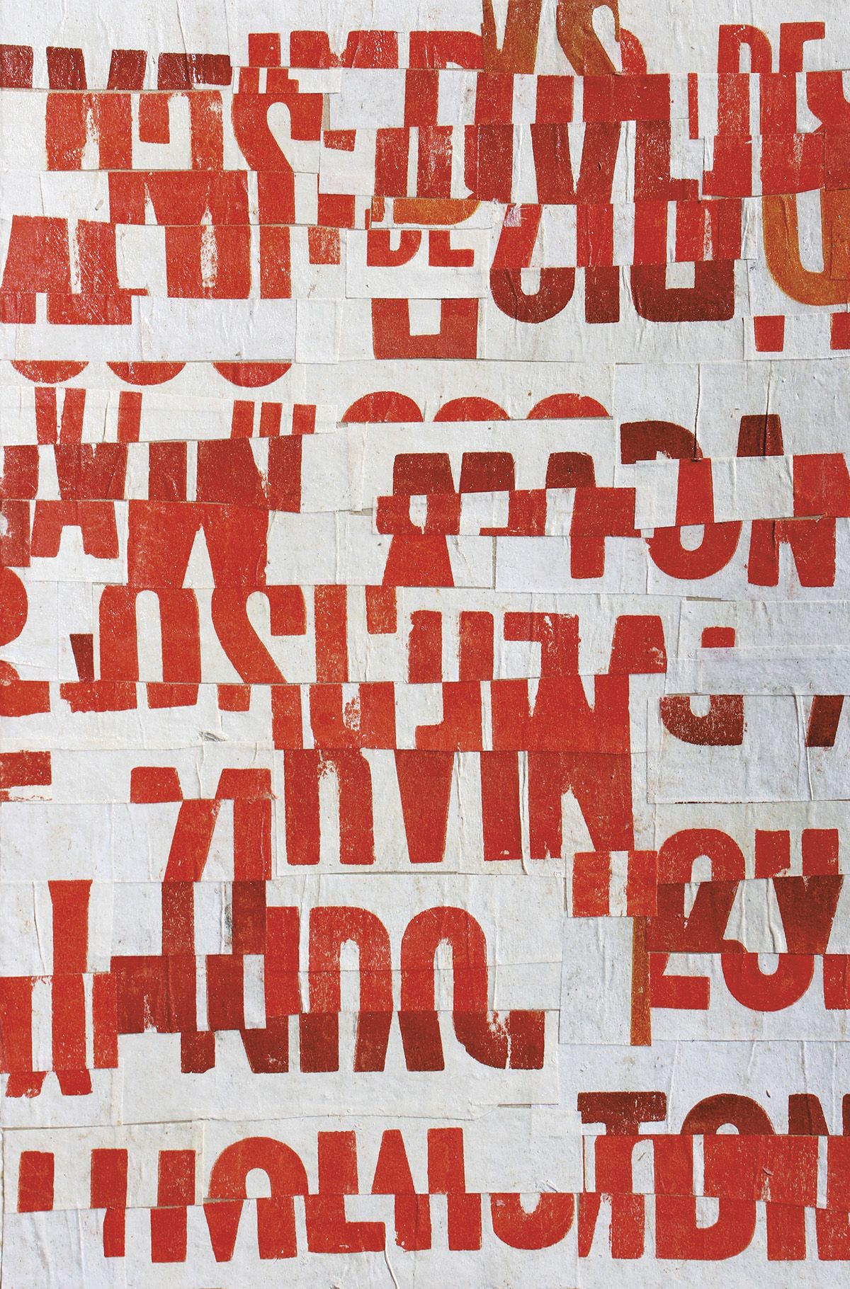 Fusion Series #3937 - 2019. Collage on paper by Cecil Touchon www.ceciltouchon.com