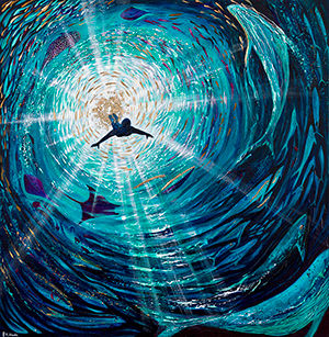 Free diver by Kim Vaudin www.deepimpressions.co.uk