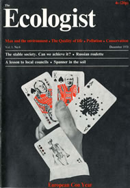 Cover of Ecologist issue 1970-12