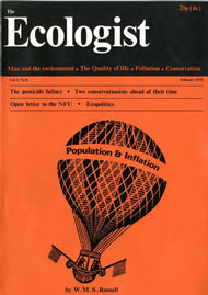 Cover of Ecologist issue 1971-02