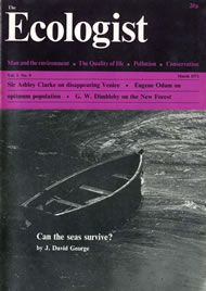 Cover of Ecologist issue 1971-03