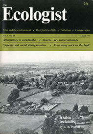 Cover of Ecologist issue 1971-08