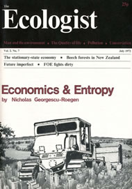 Cover of Ecologist issue 1972-07