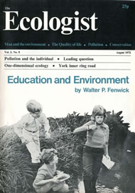 Cover of Ecologist issue 1972-08