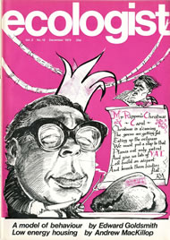 Cover of Ecologist issue 1972-12