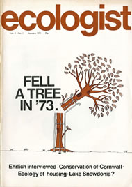 Cover of Ecologist issue 1973-01