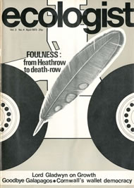 Cover of Ecologist issue 1973-04