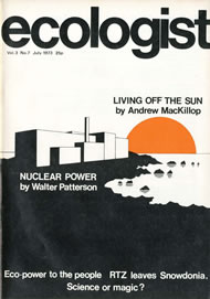 Cover of Ecologist issue 1973-07