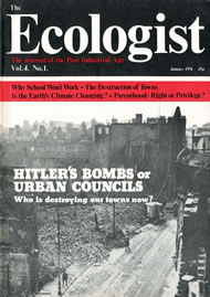 Cover of Ecologist issue 1974-01