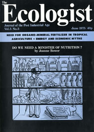 Cover of Ecologist issue 1975-06