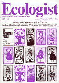 Cover of Ecologist issue 1975-08
