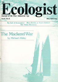Cover of Ecologist issue 1976-05