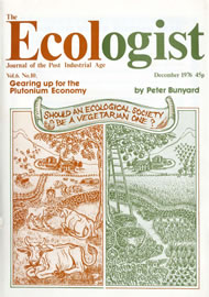 Cover of Ecologist issue 1976-12