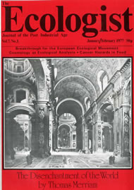 Cover of Ecologist issue 1977-01