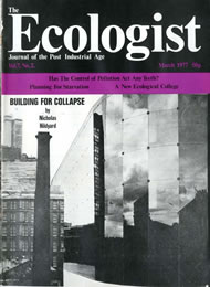 Cover of Ecologist issue 1977-03