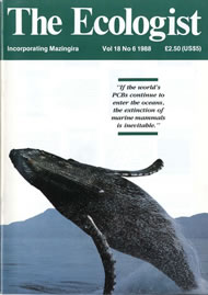 Cover of Ecologist issue 1988-11