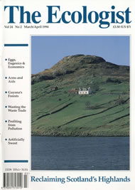 Cover of Ecologist issue 1994-03