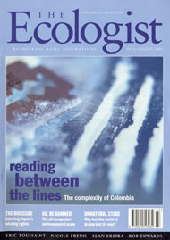 Cover of Ecologist issue 2001-07