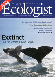 Cover of Ecologist issue 2002-02