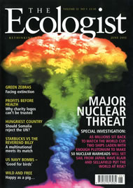 Cover of Ecologist issue 2002-06