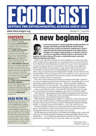 Cover of Ecologist issue 2009-07