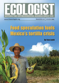 Cover of Ecologist issue 2011-10