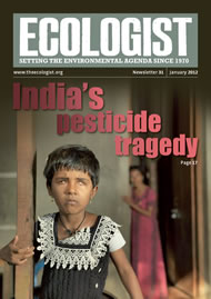 Cover of Ecologist issue 2012-01