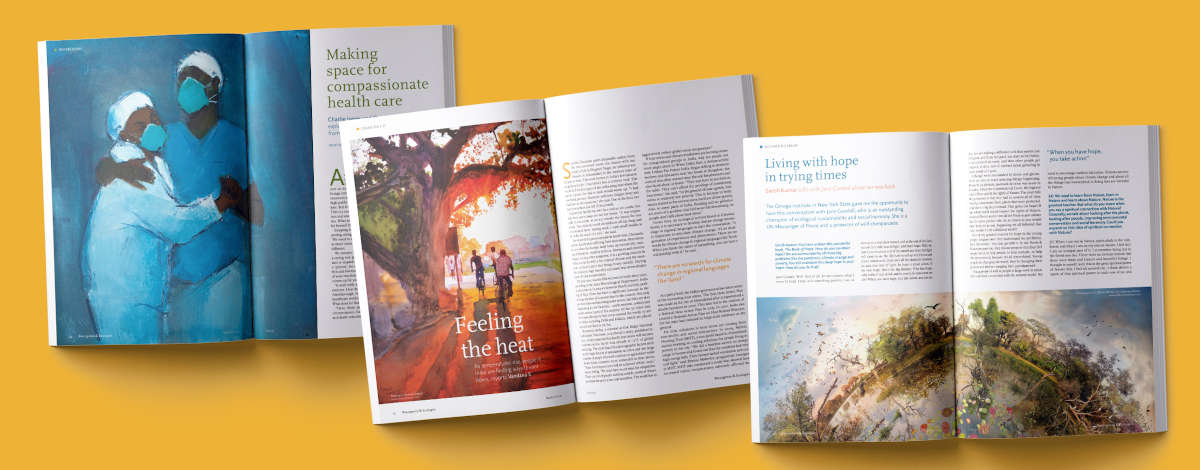 Images from Resurgence and Ecologist Magazine issue 332