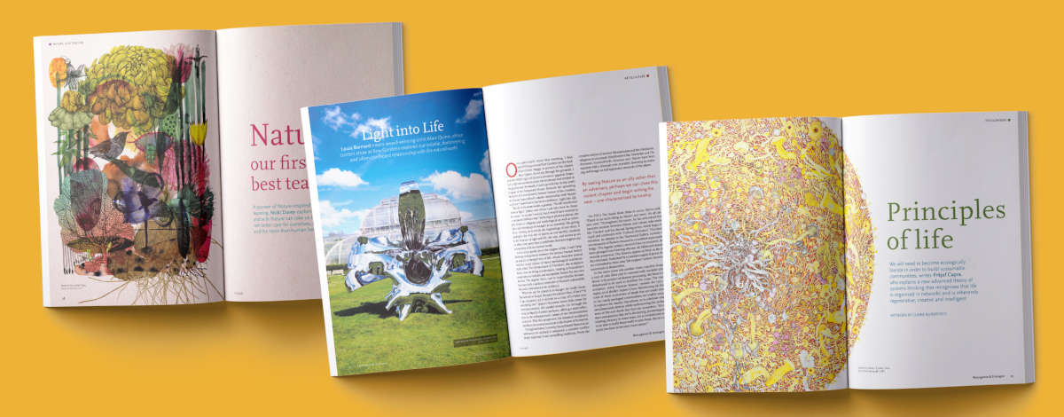 Images from Resurgence and Ecologist Magazine issue 346