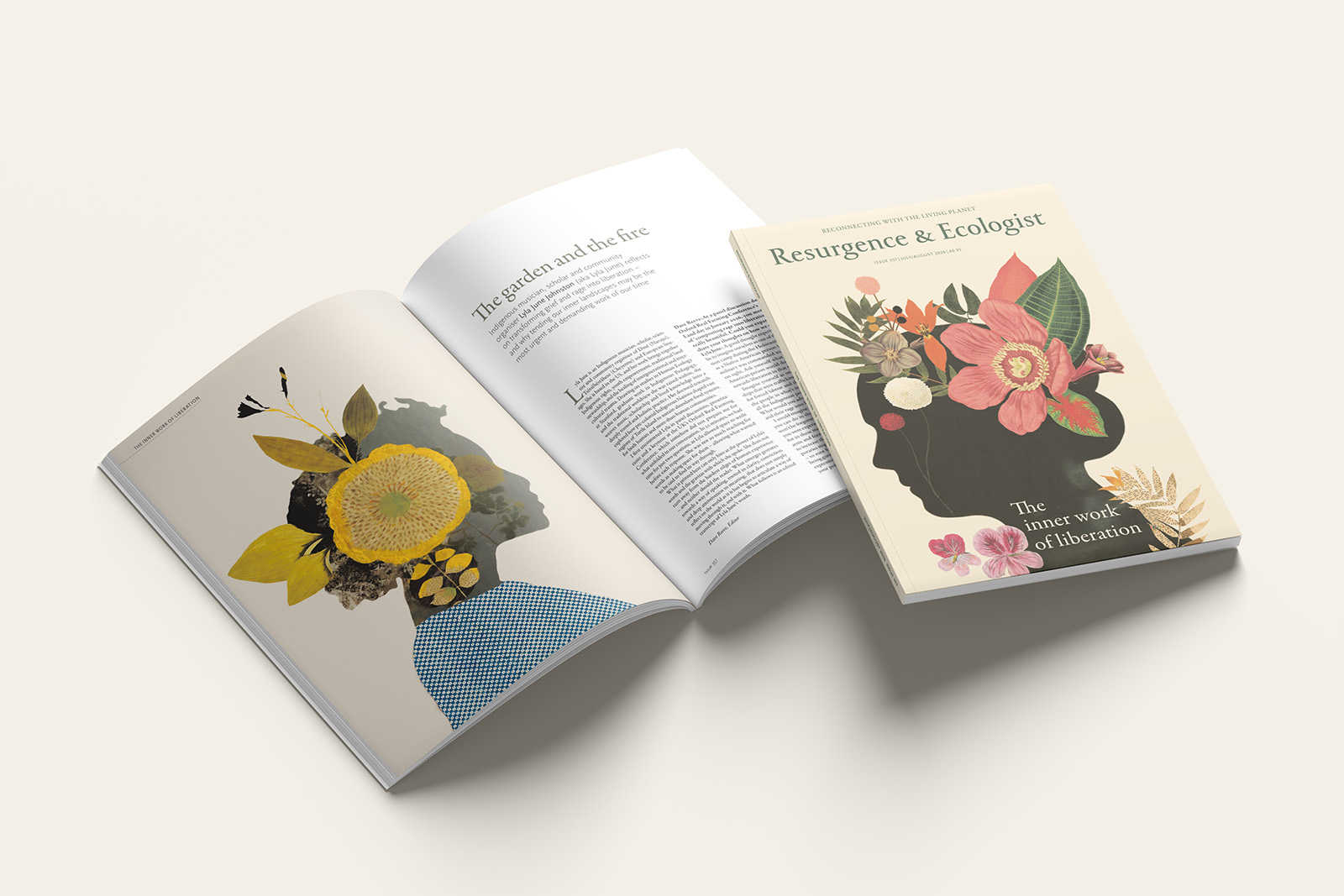 A selection of page spreads from issue 357