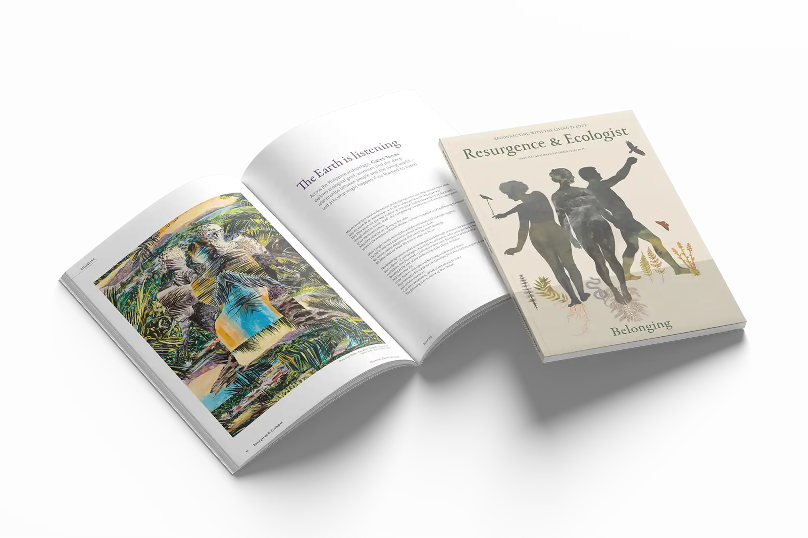 A selection of page spreads from issue 359
